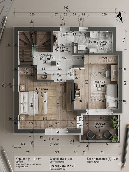 Продава се Къща в с. Пановци, Област София-област - 100 кв.м за 1321 €/кв.м - Снимка #1
