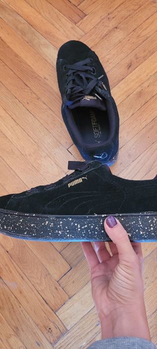 Adidas Puma piele intoarsa 39-40