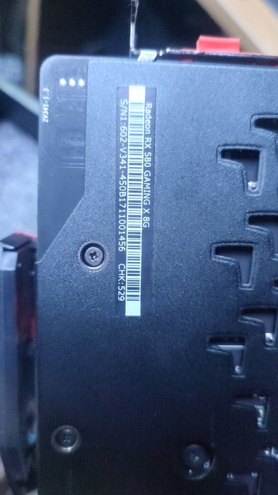 Видеокарта Rx 580 8GB MSI