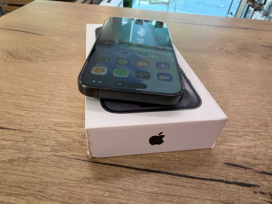 iPhone 15 Pro 128GB – Black Titanium – Garanție 24 luni – Buy-Back