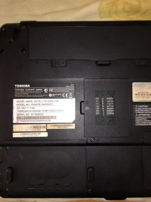 Laptor Toshiba defect