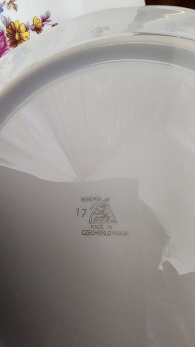 Богемия. Столовый сервиз  "Мейсенский букет".