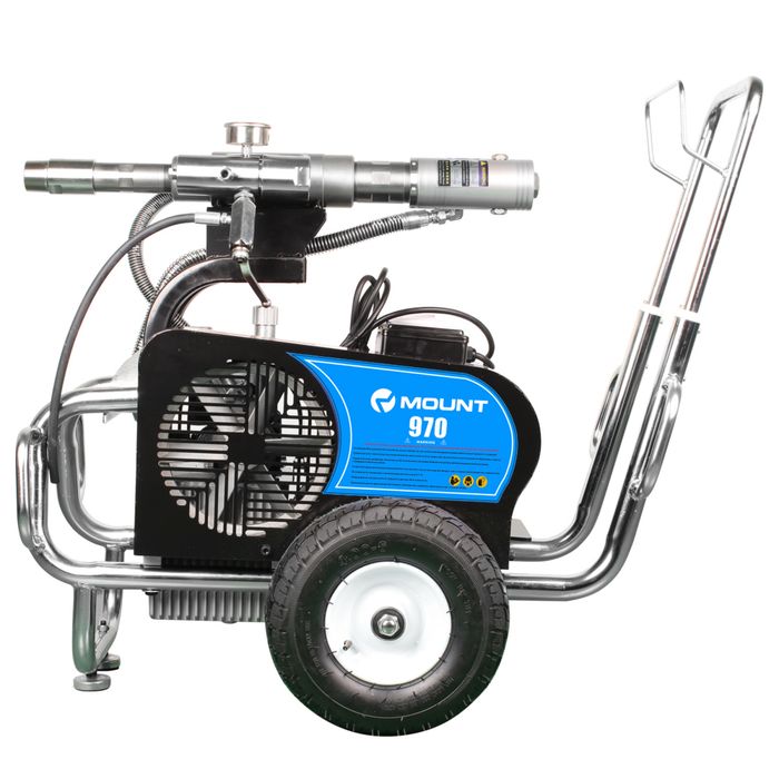 MOUNT 970 безвоздушный окрасочный аппарат шпатлевка левкас краскопульт
