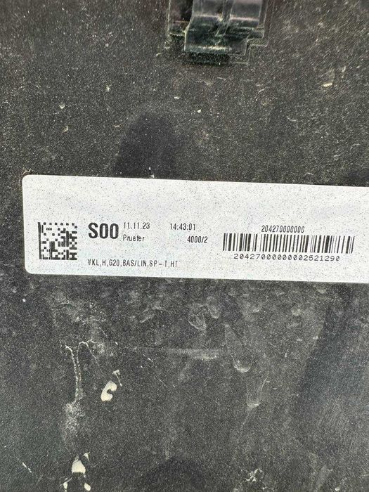 Bara spate BMW g20 nfl basis