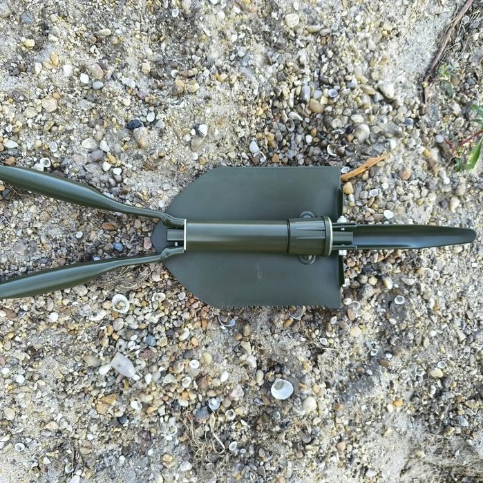 Лопата с кирка и трион за риболов/къмпинг НОВА