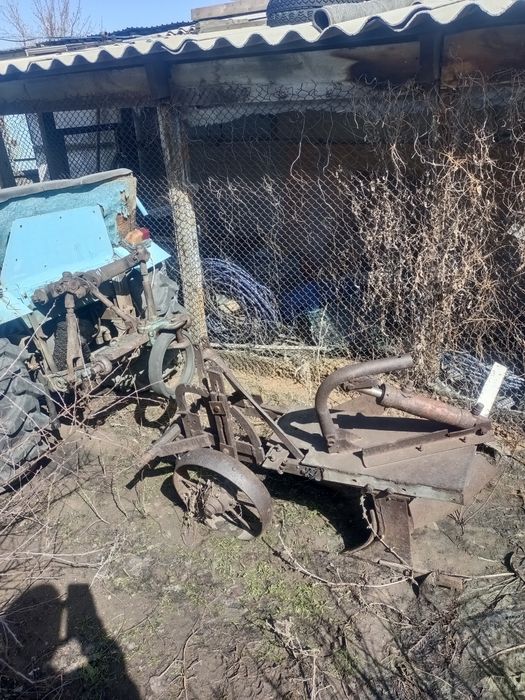 Трактор с мотором от победы