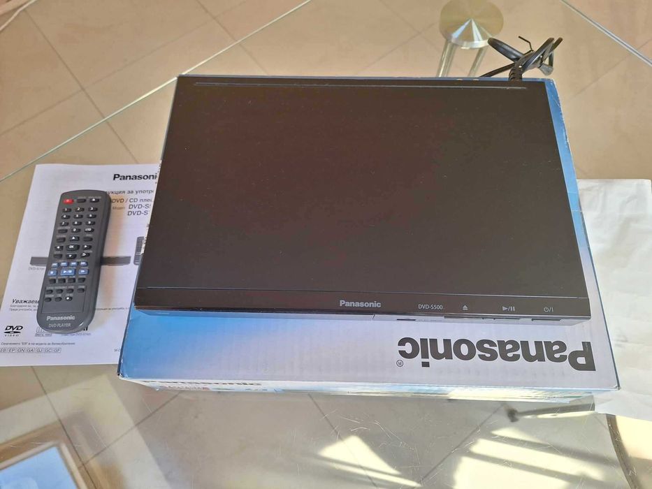 Нов Panasonic DVD-S500EP-K.