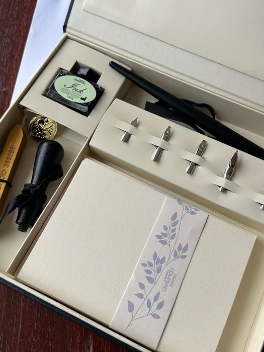 Set calografie Trusa stilou text caligrafic Crelando