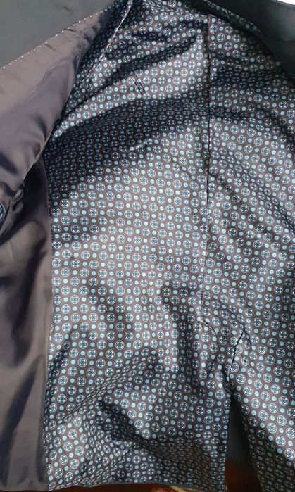 Sacou tuxedo bleumarin