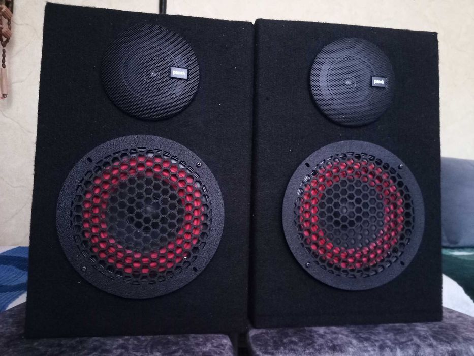 Микшер усилитель Soundcraft + колонки