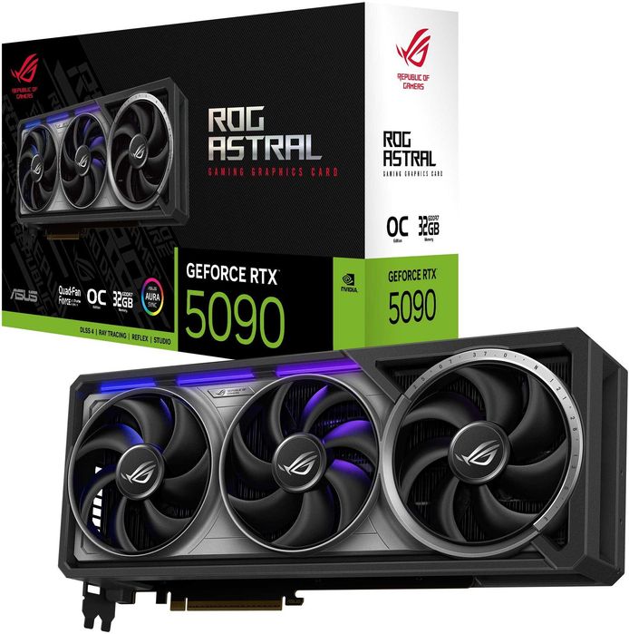 ASUS ROG Astral RTX 5090 32GB GDDR7 – Премиум видеокарта, като нова