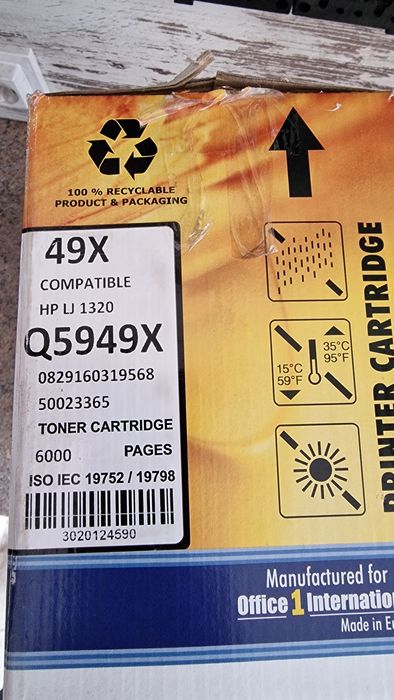 Тонер за принтер HP 49x за принтери HP 1320 и HP 3390