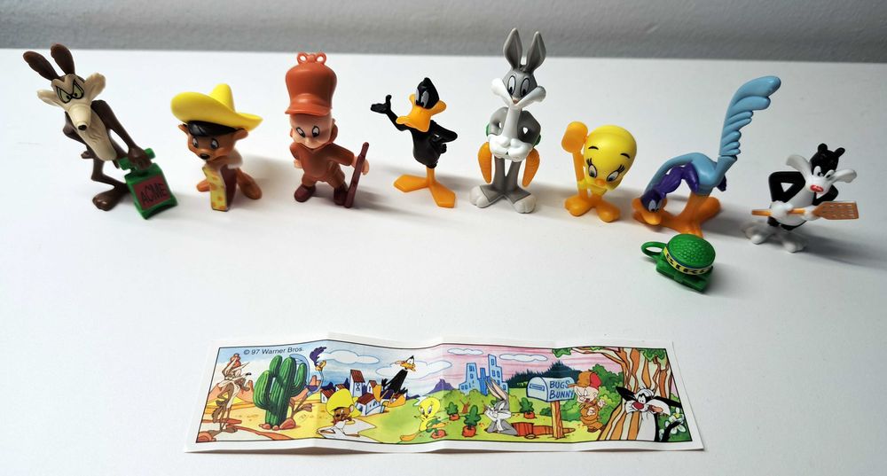 Lot 2 serii Kinder din anul 1997 in cutie compartimentata