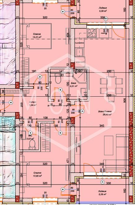 Продава се Тристаен апартамент в Велико Търново, Бузлуджа - 112 кв.м за 1229 €/кв.м - Снимка #1