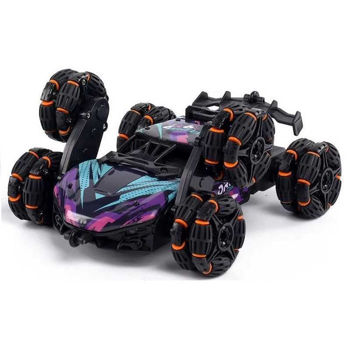 Masina Stunt RC cu Telecomanda, Roti Rotative 360°