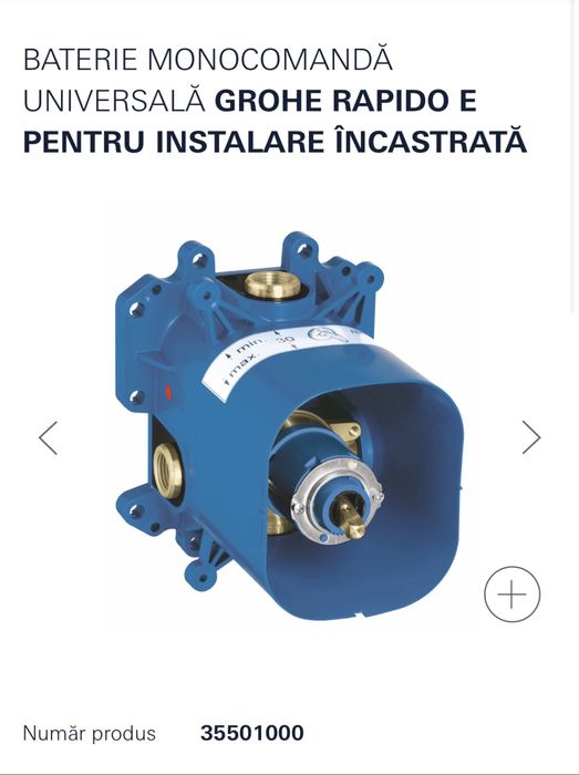 Baterie monocomanda grohe