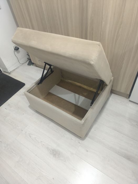 Мягкий Пуфик бежевый