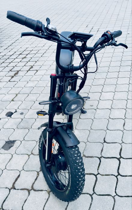 Bicicleta electrica 3000w,43ah,60km/h,autonomie 100km+,full suspension