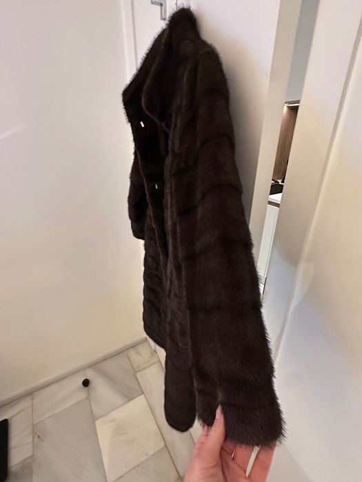 Haina lunga de blana eleganta