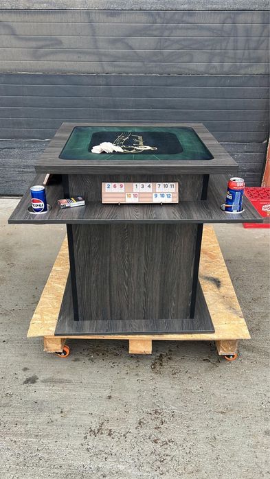Masa de remi personalizata cu logo tau | mese remi personalizate CustomTables.eu stoc