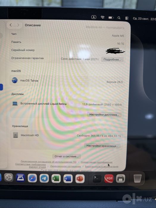 Macbook Air M5 ,,13,6” 16/512 Gb