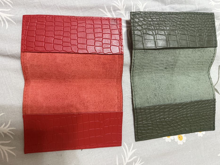 Чехлы кожаные на паспорт 2 шт