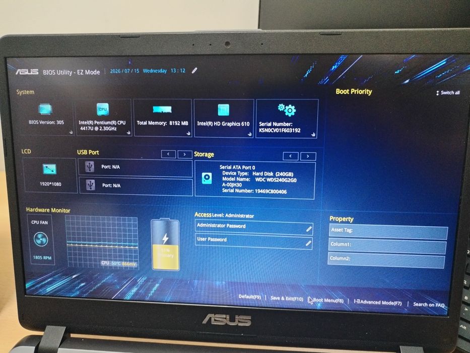 Продавам лаптоп ASUS