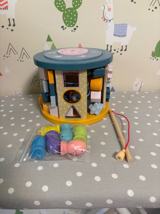 11 в 1 Интерактивен Монтесори куб