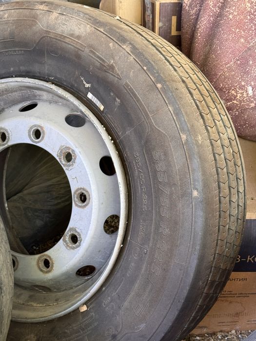 385/55/R22.5 MICHELIN дискамымен бирге