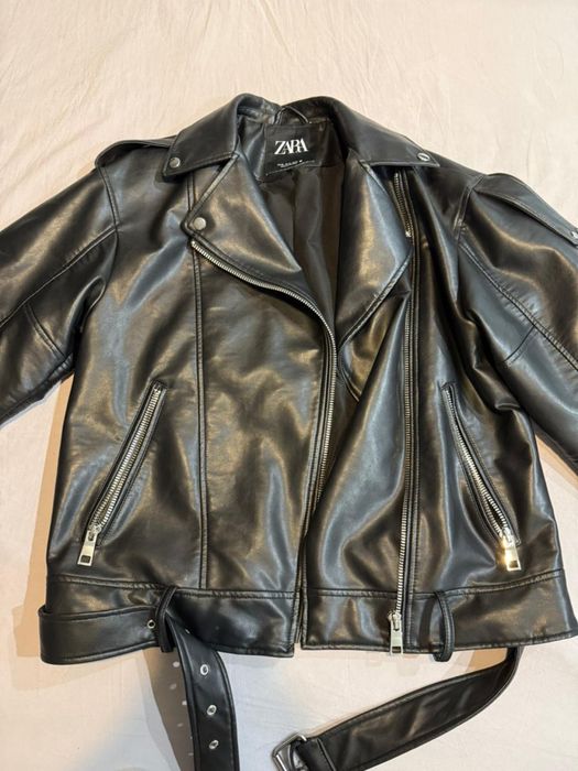 Кожаная куртка Zara