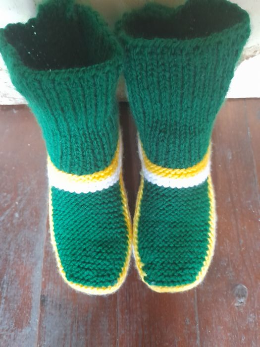 Ръчно плетени дамски терлици