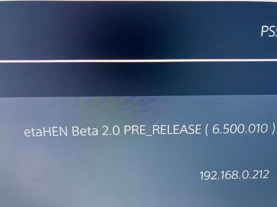 5 PS 5  Jailbreak modat ps5