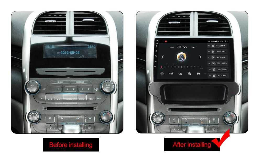 Navigatie Chevrolet Malibu 2012 - 2015, 2GB 4GB 8GB Garantie Camera