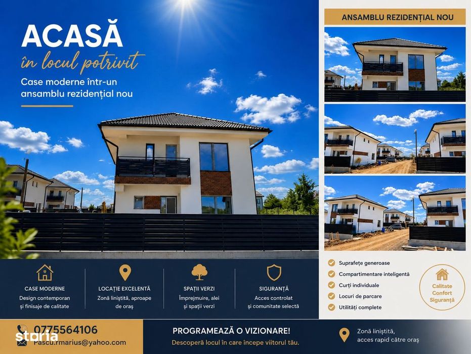 |Casa individuala|Unici in zona|3Dormitoare|Predare la cheie|