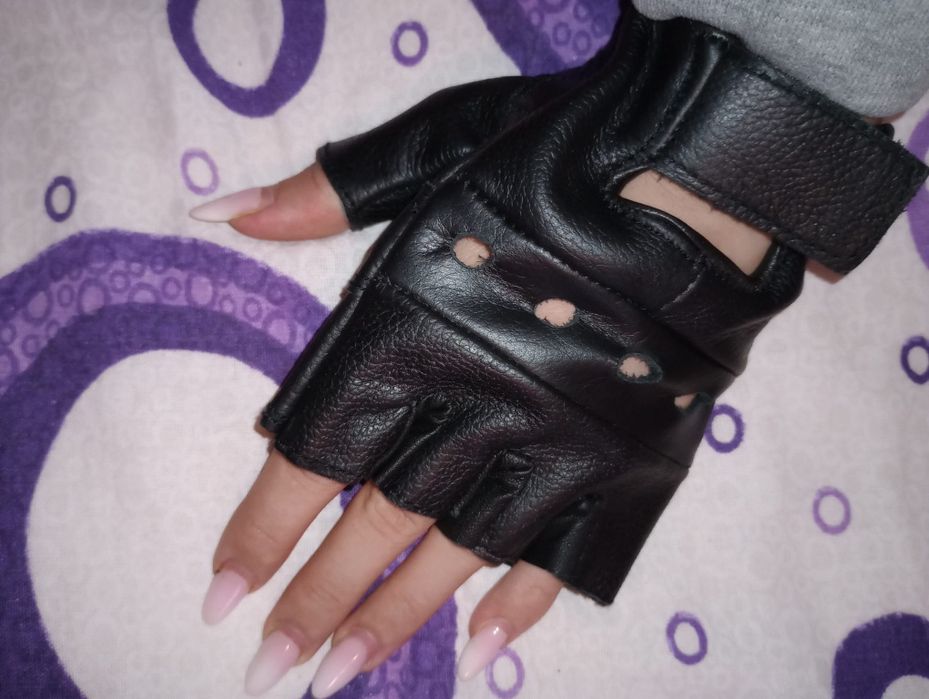 Mănuși biker-fara nituri