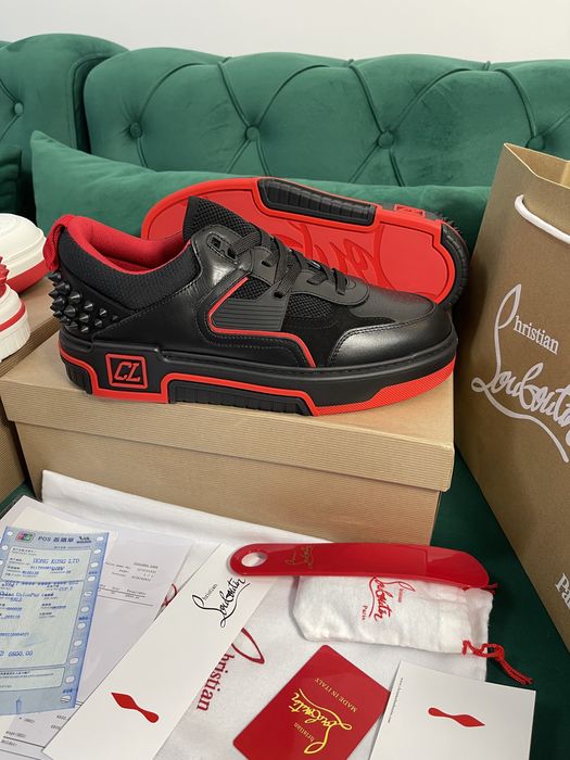 Adidasi Christian Louboutin piele naturala 100% Full Box colectie noua