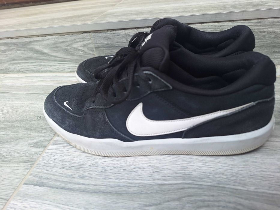 Nike SB FORCE 58 UNISEX - Sneakers low - black/white