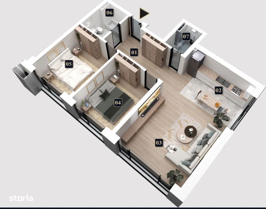 3 camere premium aproape de West Gate- Parc privat 6000 mp