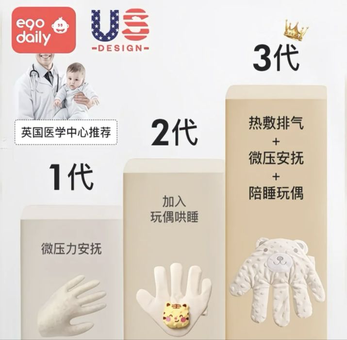 Перчатка игрушка для похлопывания