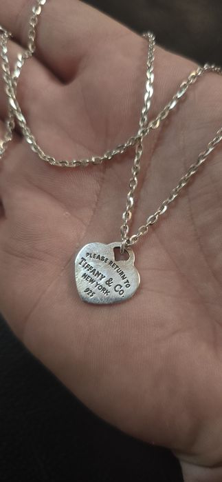 Colier Tiffany&co originală argint