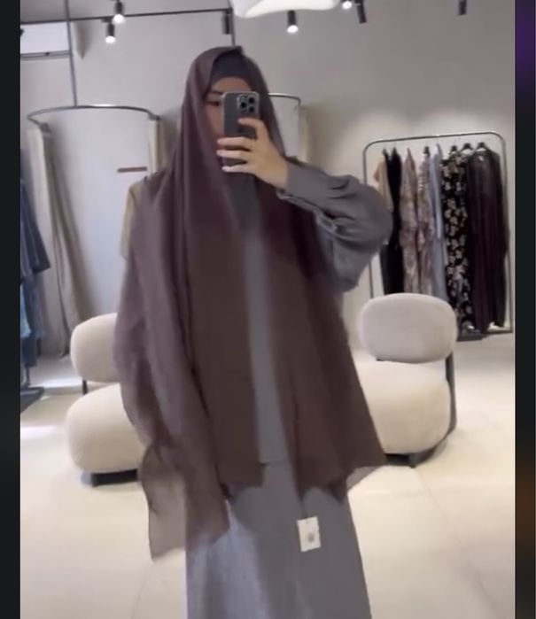 Шарф длинные ткань купра