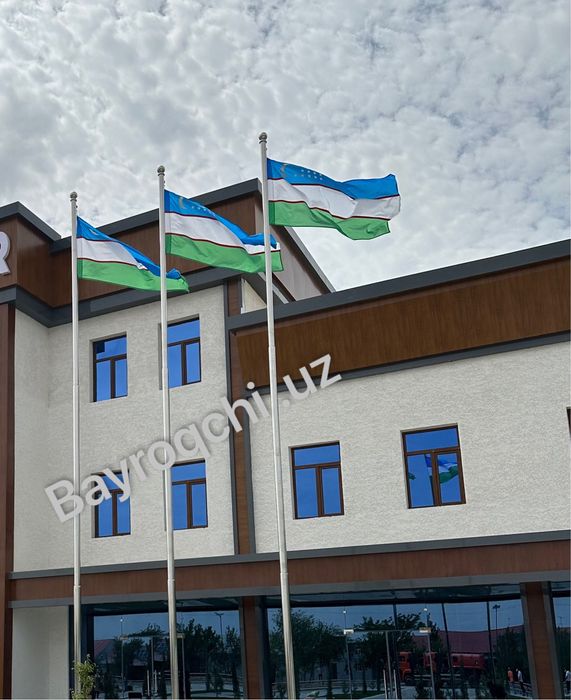 Флаг Байрок Bayroq  все виды Флагштоки все размеры Качественно