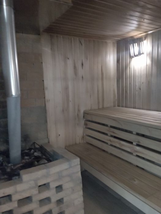 Сауна с бассейном и бильярдом