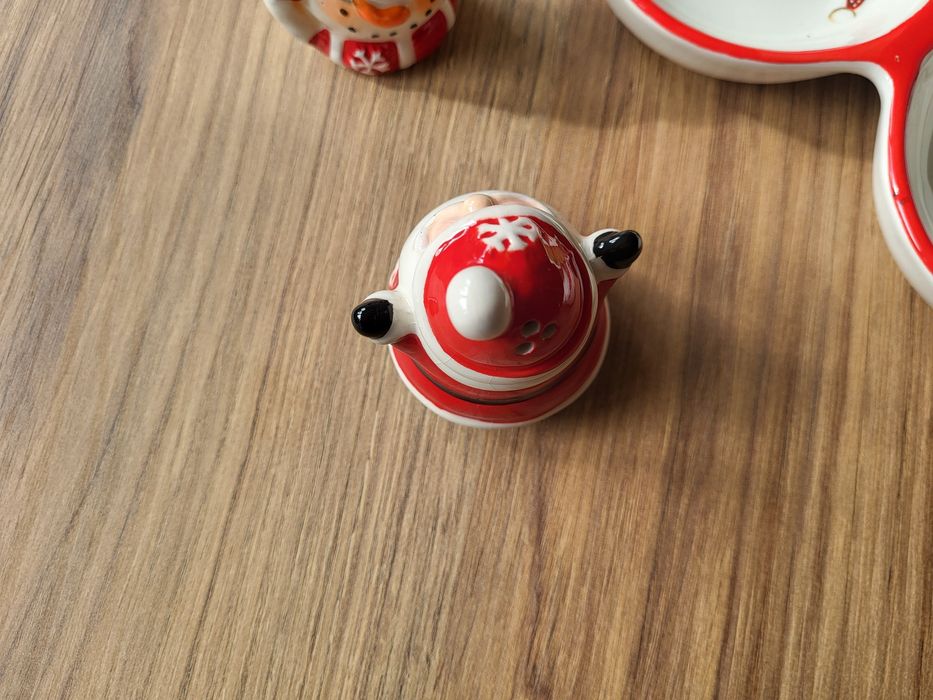 Коледна украса - сол/пипер и купички