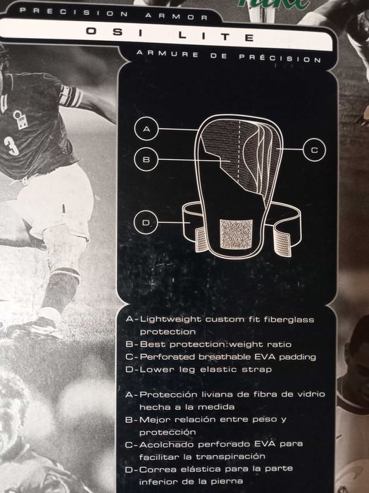 Nike Precision армирани футболни кори-размер L