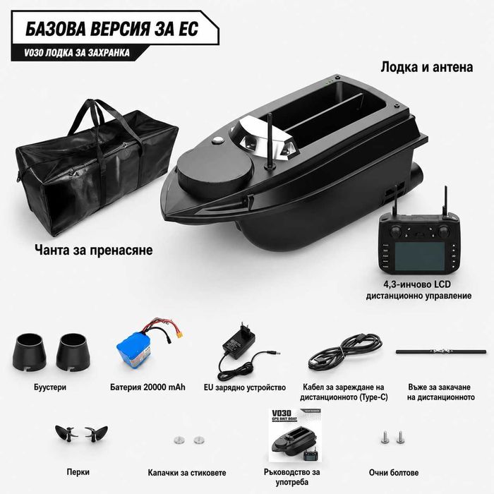 Лодка за захранване - V030