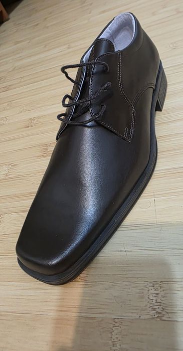 Pantofi militari piele maro