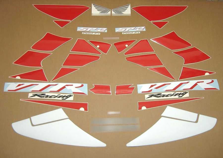 Стикери Honda VTR/RVT 1000 SP1 SP2 RC51 лепенки хонда втр sp-1 sp-2