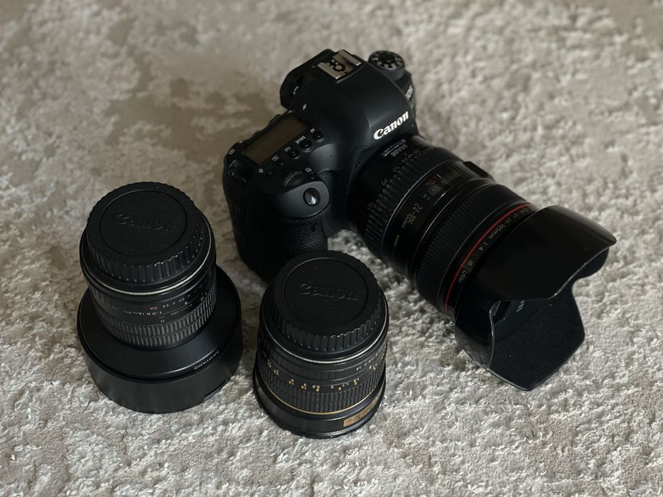 canon 6D mark 2 + 3 ОБЪЕКТИВА