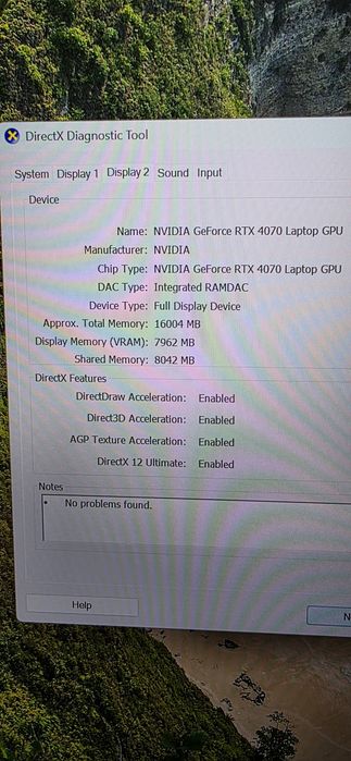 Laptop gaming MSI Vector i7 RTX 4070